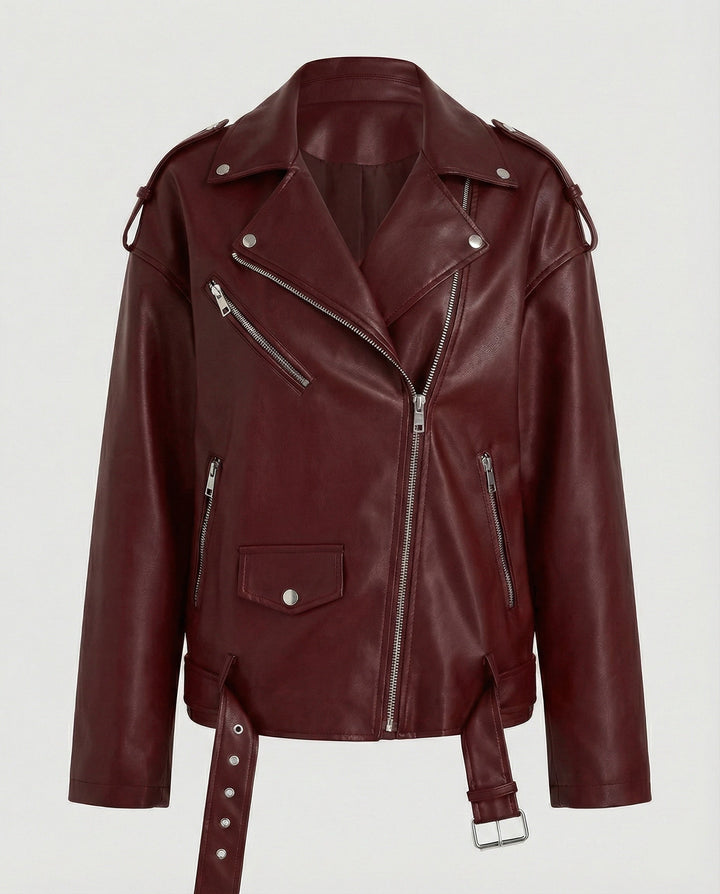 Freizeitkleidung Damen Bikerjacke Vegan
