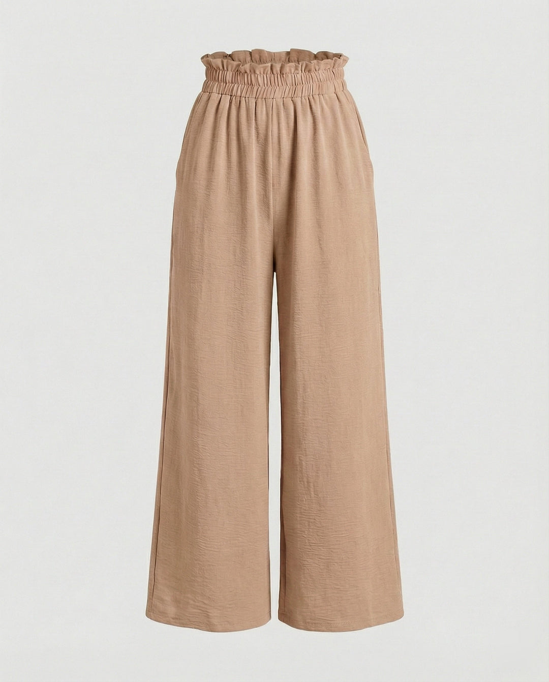 Damen Culotte-Hosen mit weitem Bein und elastischem Bund Drune