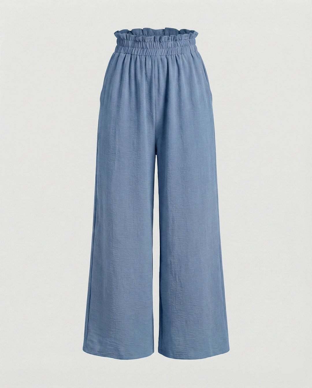 Damen Culotte-Hosen mit weitem Bein und elastischem Bund Drune
