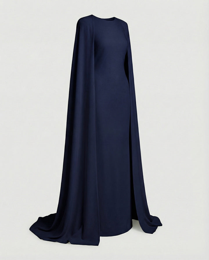 Damen Abendkleid elegant mit Cape