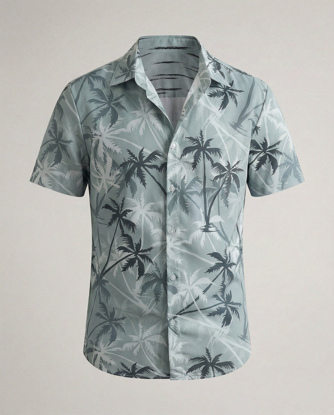 Herren Kurzarmhemd Hawaii Viskose