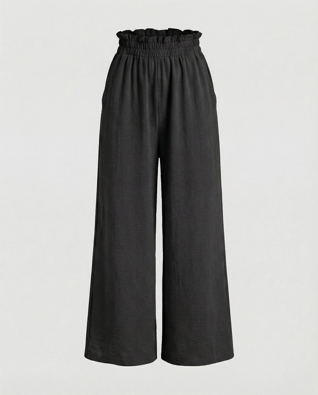 Damen Culotte-Hosen mit weitem Bein und elastischem Bund Drune