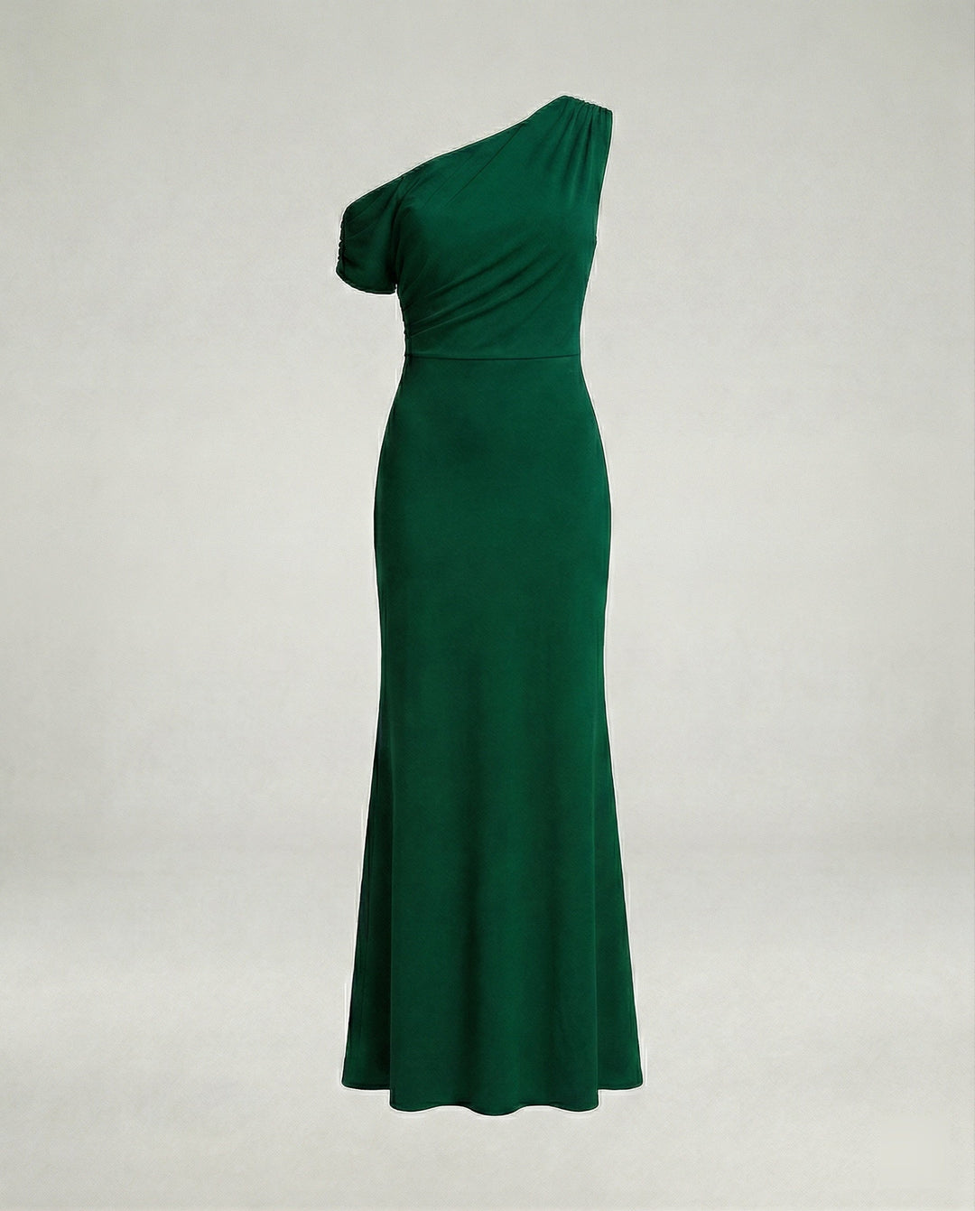 Figurbetontes elegantes Abendkleid asymmetrisch
