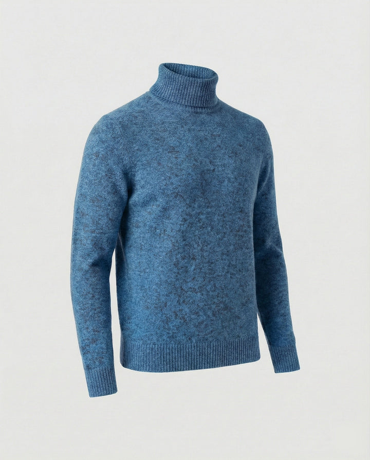 Herren Rollkragenpullover aus weichem Merinowolle Drune