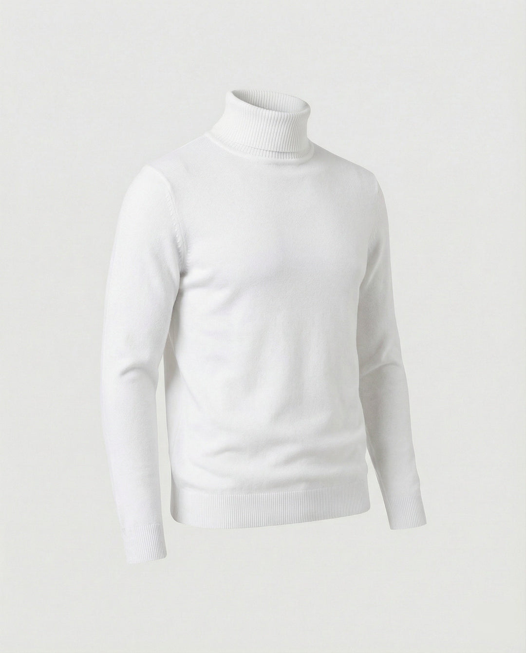 Herren Rollkragenpullover aus weichem Merinowolle Drune