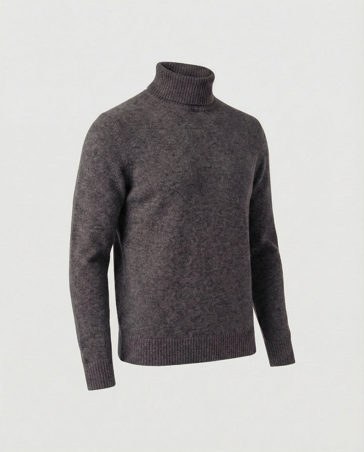 Herren Rollkragenpullover aus weichem Merinowolle Drune