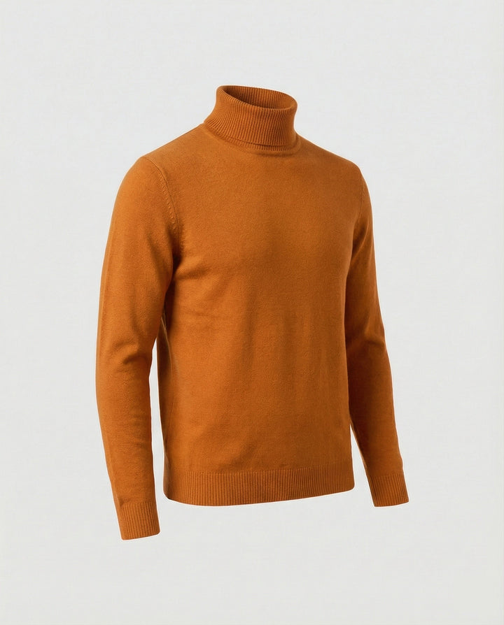 Herren Rollkragenpullover aus weichem Merinowolle Drune