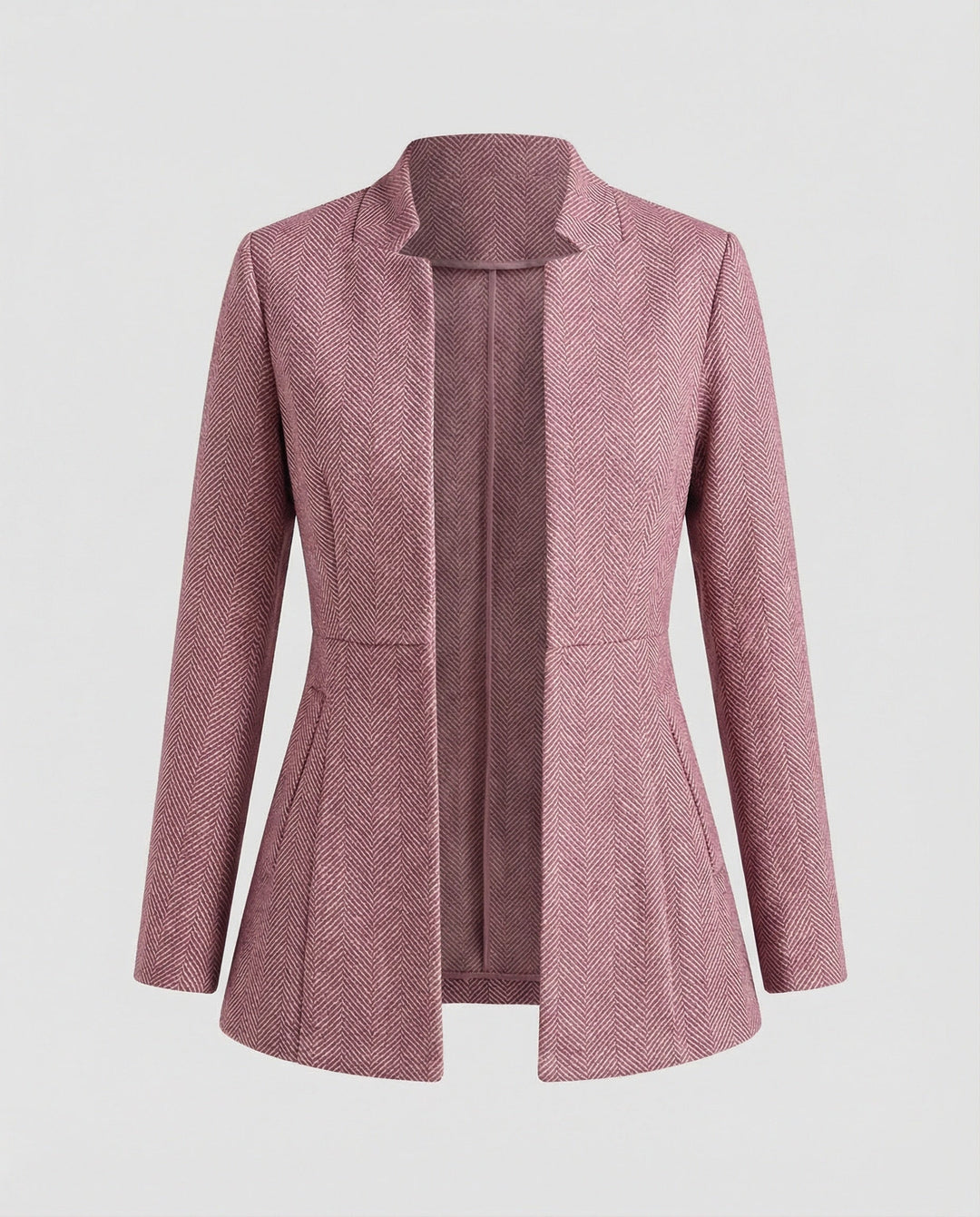 Damen Blazer ärmellos Hahnentritt