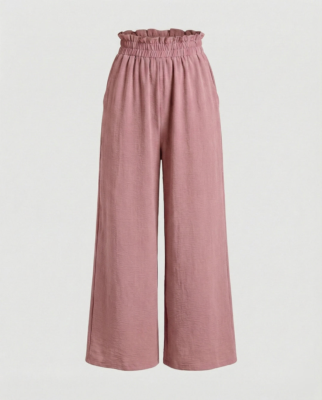 Damen Culotte-Hosen mit weitem Bein und elastischem Bund Drune