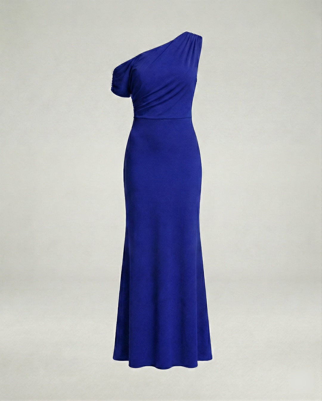 Figurbetontes elegantes Abendkleid asymmetrisch
