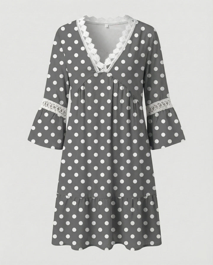 Damen Minikleid A-Linie floral