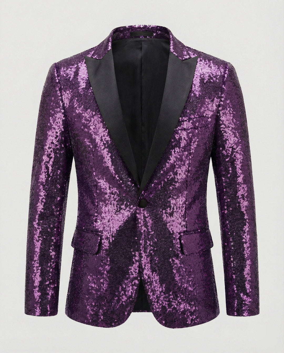 Drune | Glänzender Herren Pailletten Blazer