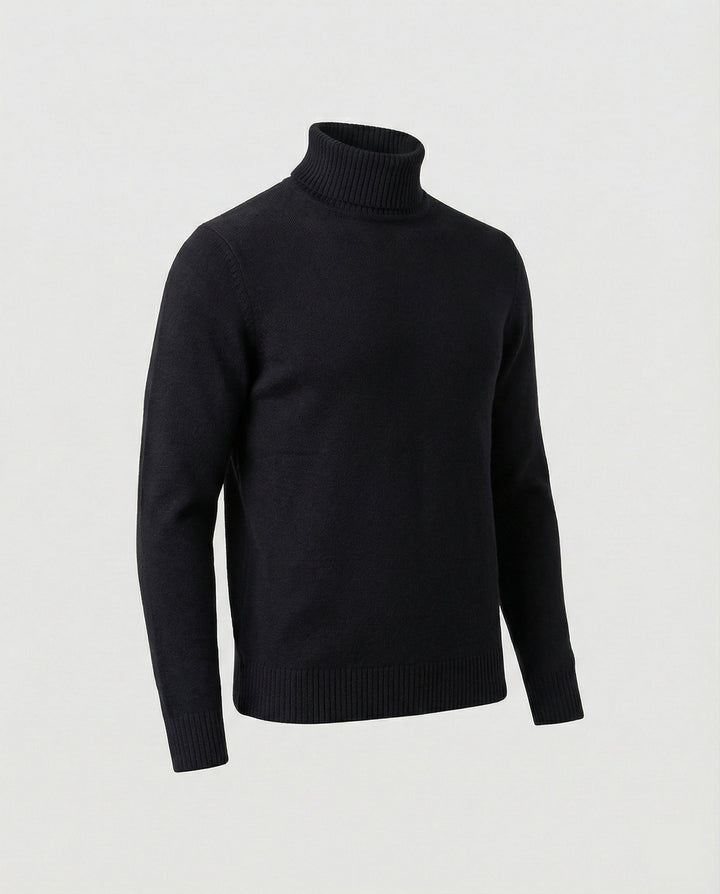 Herren Rollkragenpullover aus weichem Merinowolle Drune
