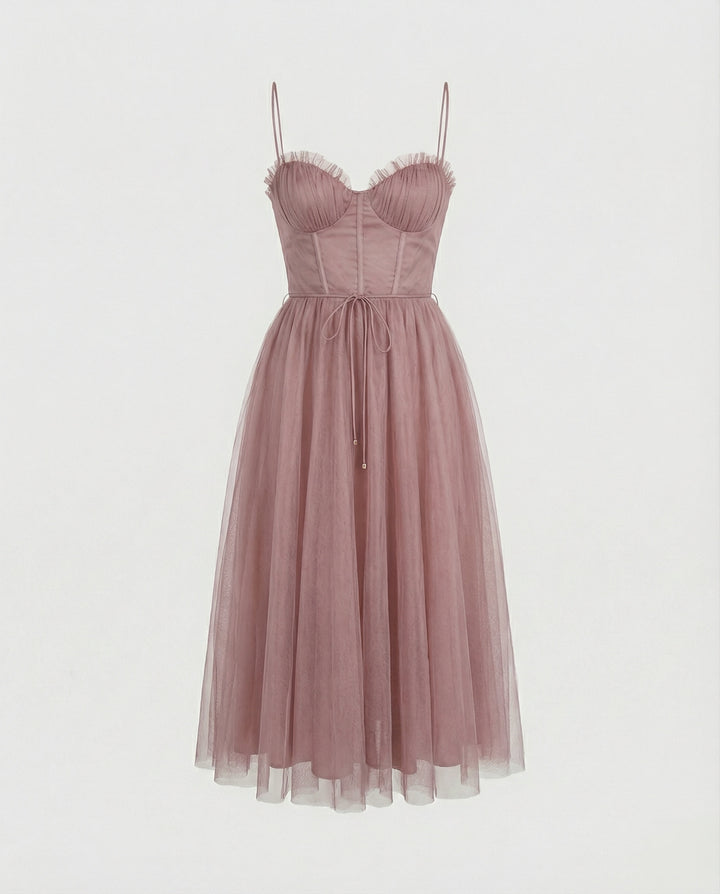 Drune - Elegantes Festkleid Fließende Silhouette