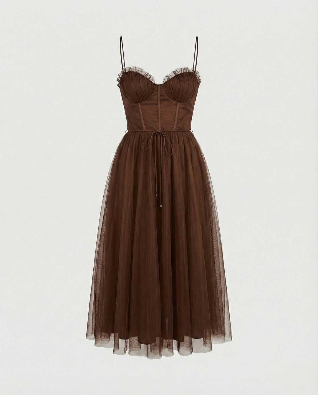 Drune - Elegantes Festkleid Fließende Silhouette