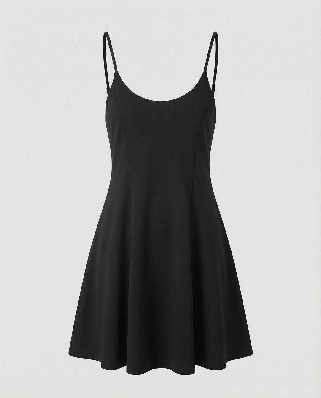 Damen Skater Sommerkleid mit Trägern