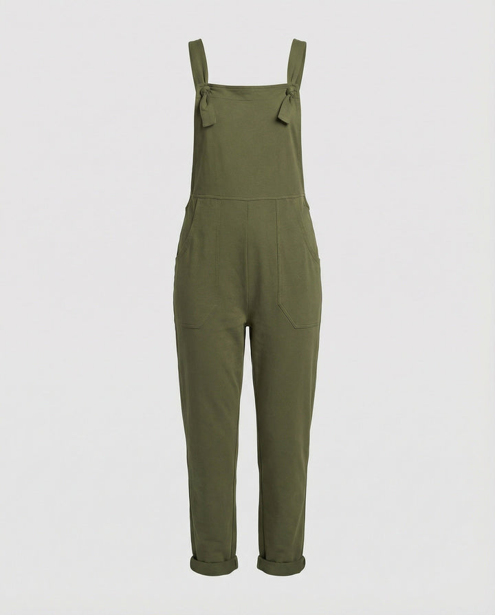 Damen Latzhose Baumwolle Casual