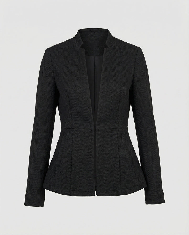 Damen Blazer ärmellos Hahnentritt