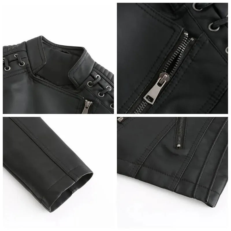 Drune | Punk Lederjacke für Frauen