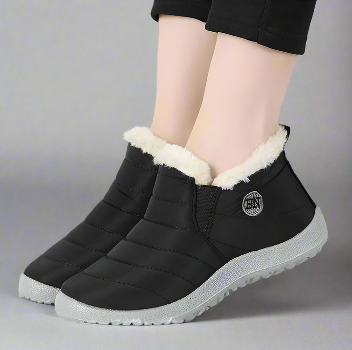 Drune | Damen Winterstiefeletten mit Warmfutter - Rutschfeste Schneeboots für kalte Tage