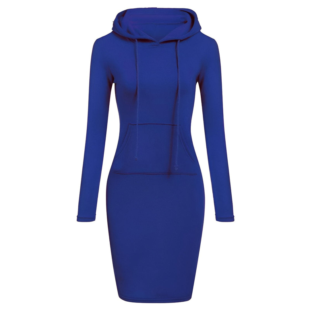 Drune | Gemütliches & Schickes Kapuzen-Sweatshirt-Kleid für den Herbst