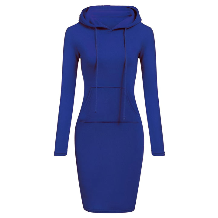 Drune | Gemütliches & Schickes Kapuzen-Sweatshirt-Kleid für den Herbst