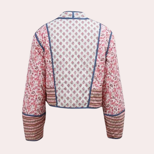 Drune | Kurze Blumenjacke für Damen für den Herbst