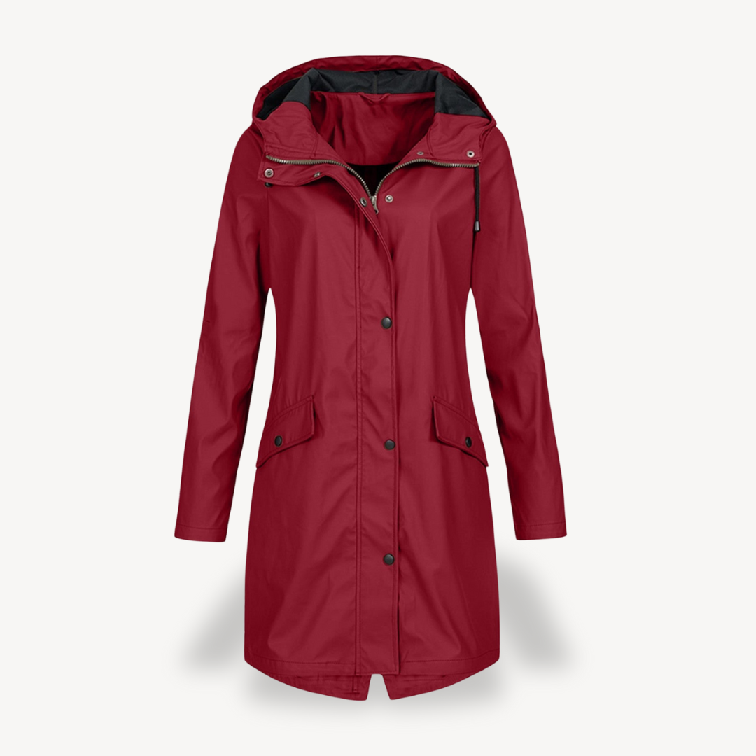 Drune | Damen wasserdichte Kapuzenjacke
