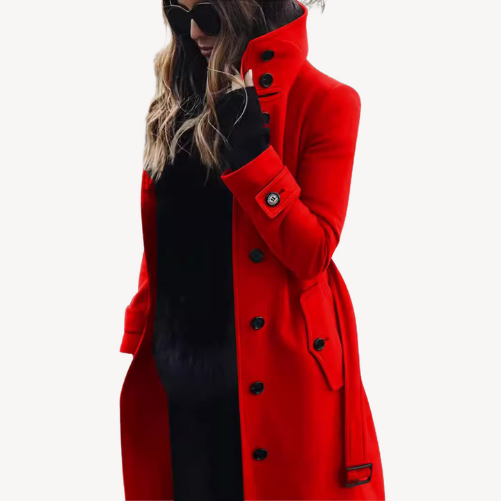 Drune | Damen Wollmischung Trenchcoat