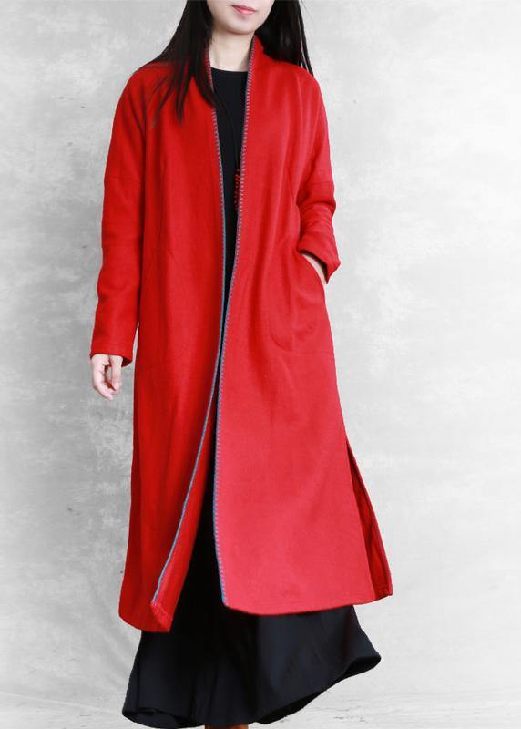Drune | Plus-Size-Bekleidung Sweatshirts Taschen seitlich offen Mäntel