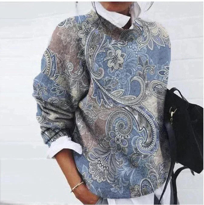 Drune | Verfeinerter bedruckter Pullover