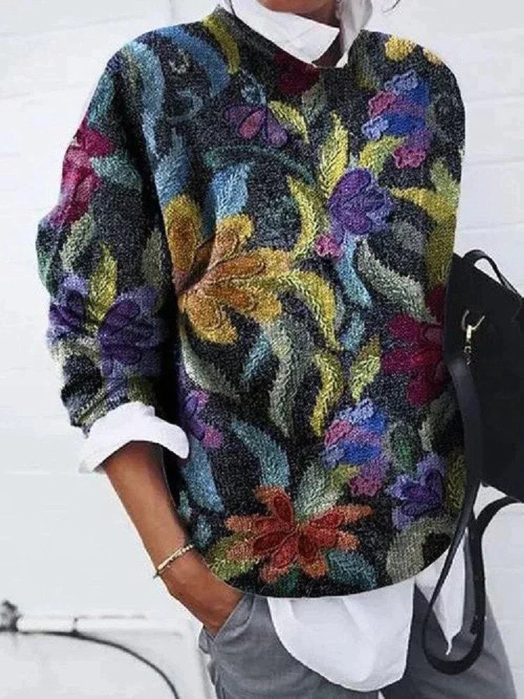 Drune | Verfeinerter bedruckter Pullover