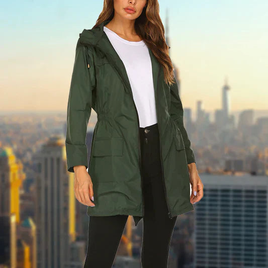 Drune | Wasserdichte Regenjacke für Frauen Im Freien