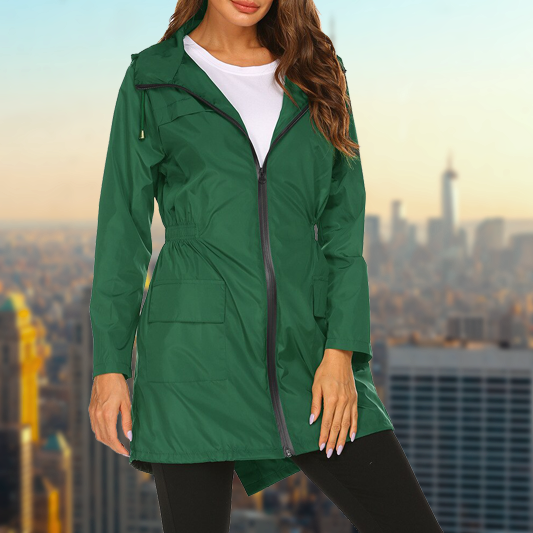 Drune | Damen Wasserdichter Outdoor Regenmantel