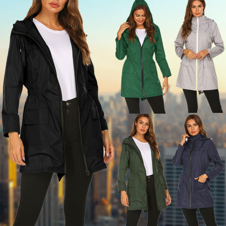 Drune | Damen Regenjacke Wasserdicht Leichte
