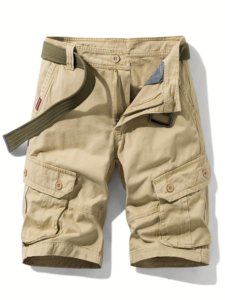 Drune | Entspanntes Modell Herren Shorts Mit Knopftaschen
