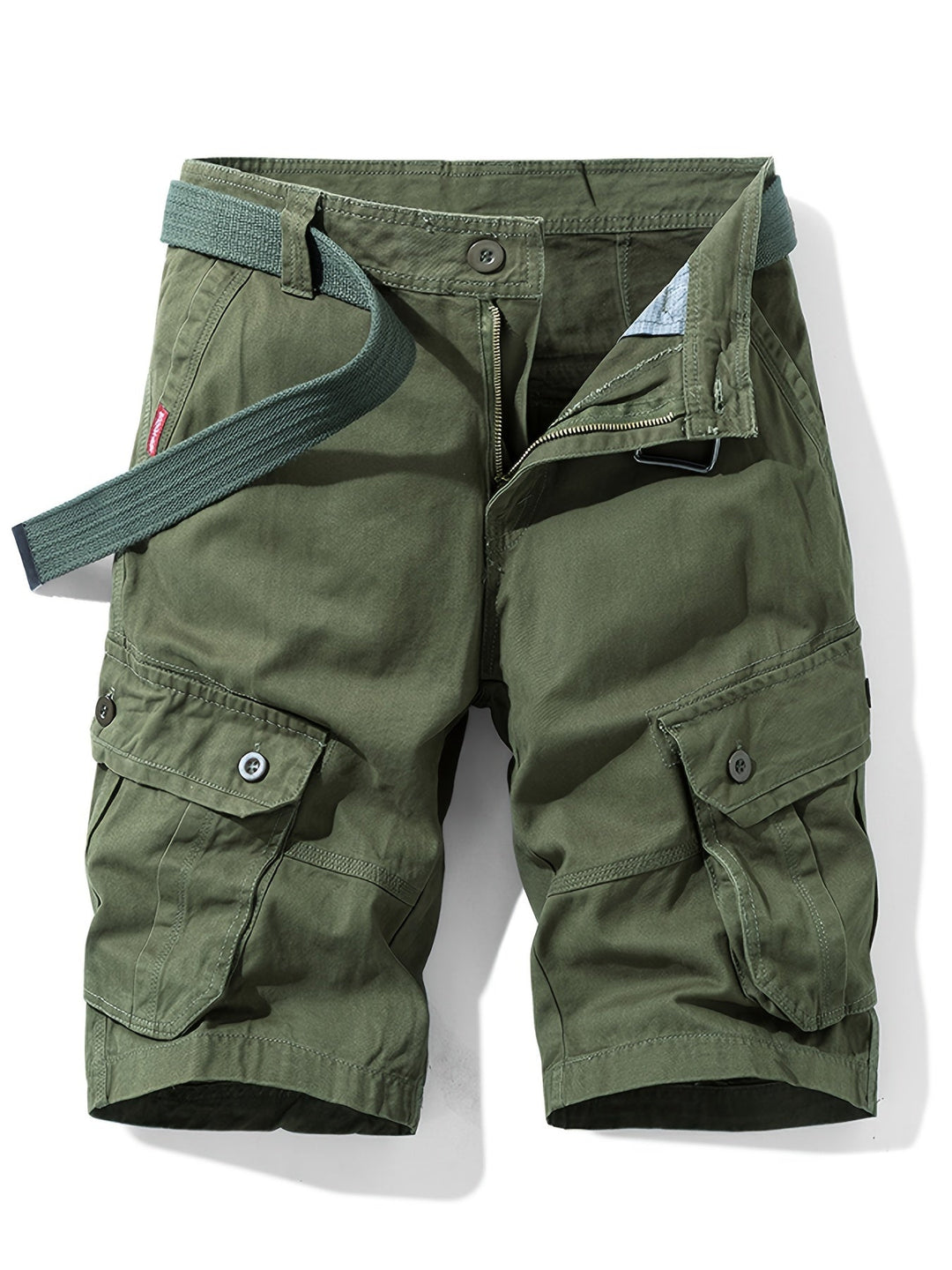 Drune | Entspanntes Modell Herren Shorts Mit Knopftaschen