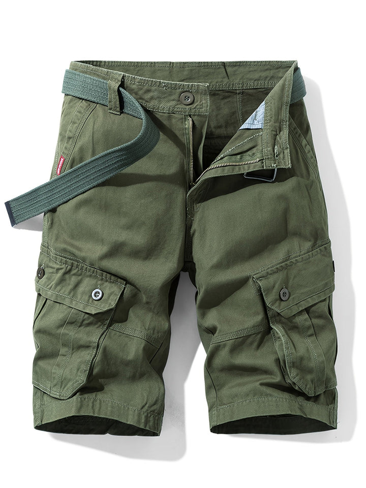 Drune | Entspanntes Modell Herren Shorts Mit Knopftaschen