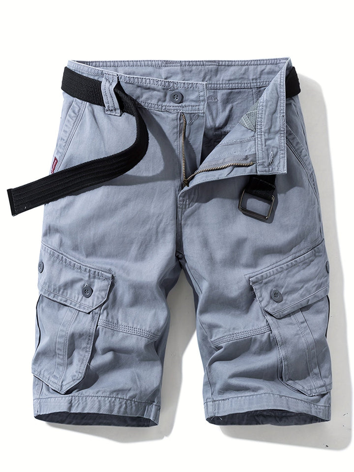 Drune | Entspanntes Modell Herren Shorts Mit Knopftaschen