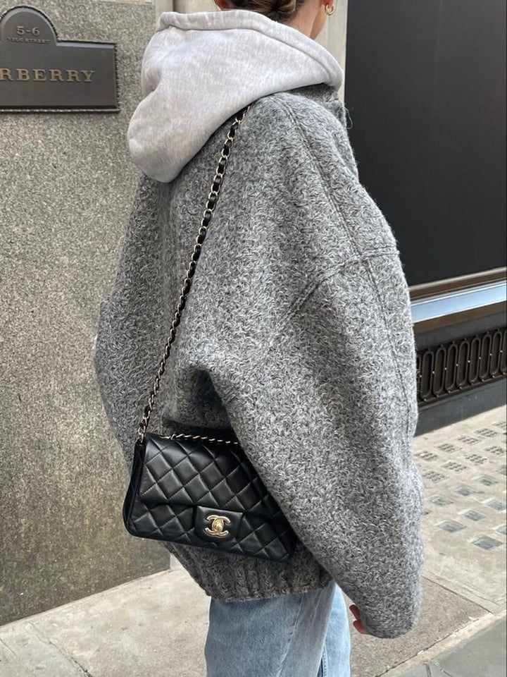 Drune | Fit Woll Bomberjacke