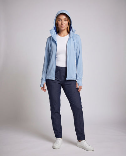 Damen atmungsaktive Kapuzenjacke mit reflektierenden Details Drune
