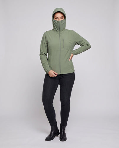 Damen leichte und atmungsaktive Sportjacke Drune