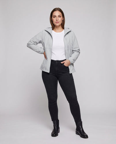 Damen leichte und atmungsaktive Sportjacke mit praktischen Taschen Drune