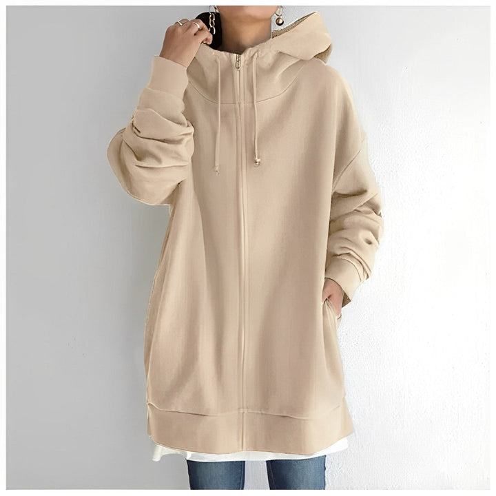 Drune | Fleece-Hoodie mit Reißverschluss
