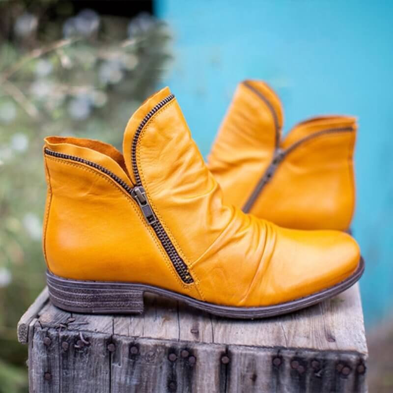 Drune | Damen Reißverschluss-Stiefel