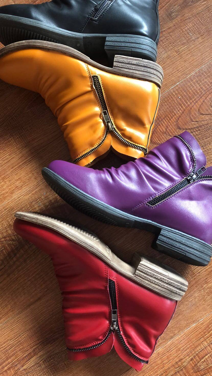Drune | Damen Reißverschluss-Stiefel