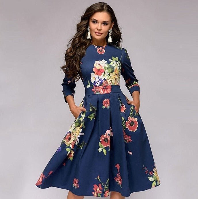 Drune | Elegantes Mittellanges Kleid