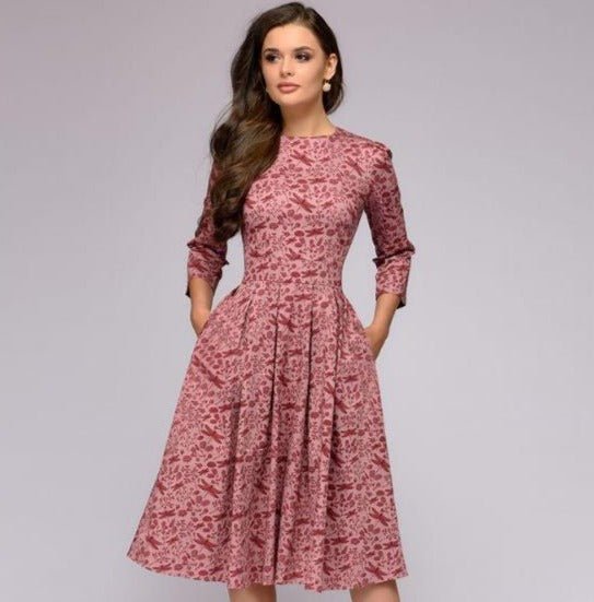 Drune | Elegantes Mittellanges Kleid