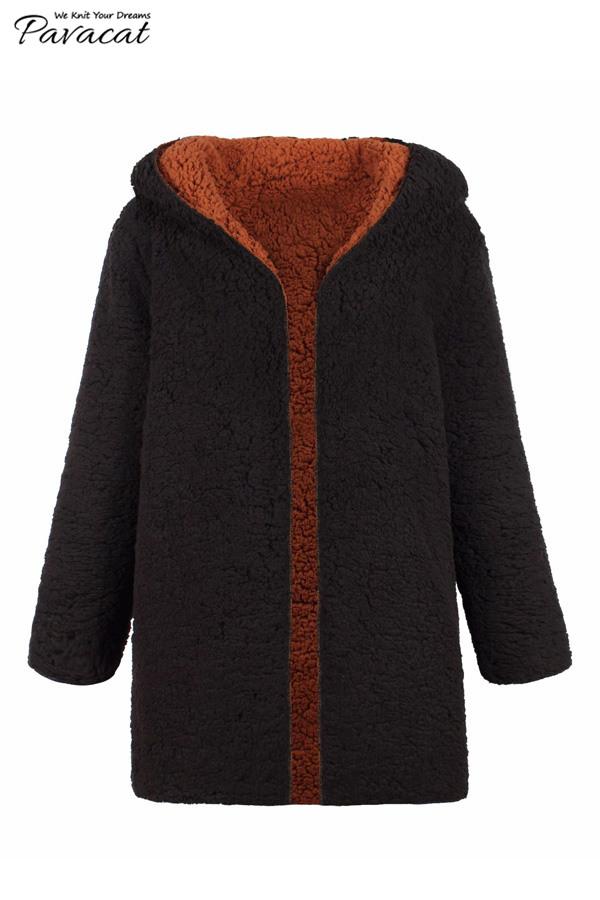Drune | Kunst Lammwoll Dicke Jacke