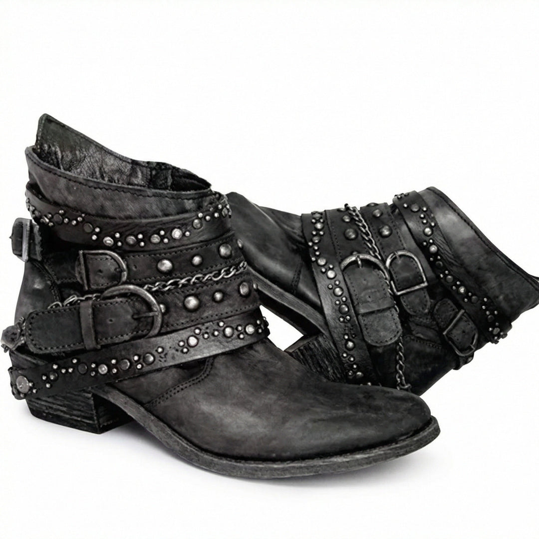 Drune | Vintage-Kettenstiefel